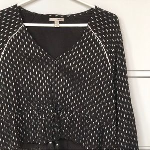 Amuse Society cinch waist blouse